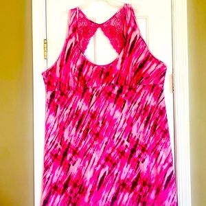 Gorgeous Plus Size Night dress W lace. Very Classy, Nice Soft Material . Size 3X